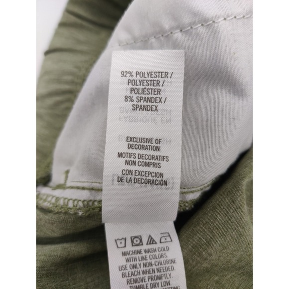 Lucky Brand Boys Shorts‎ Olive Green Elastic Waist Casual Size L 14/16 - Picture 9 of 16